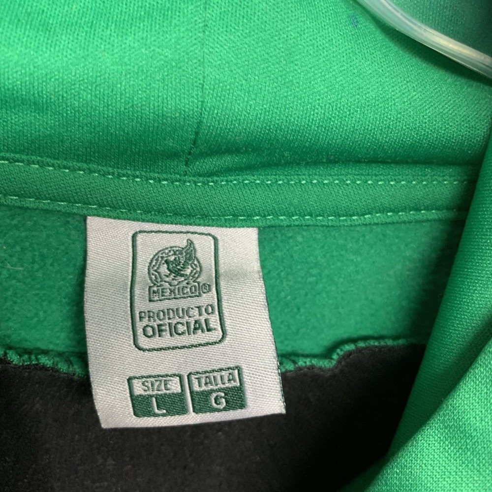 Mexico National Team Hoodie Adult Large Black Green Soccer Futbol ( No String) - Picture 4 of 10